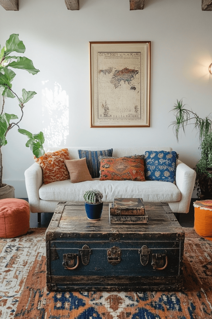 29 Boho Mid Century Modern Living Room Inspirations to Make Your Space Shine 11 boho mid century modern living room