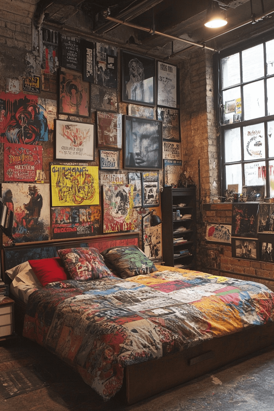29 Grunge Bedroom Ideas to Add a Touch of Attitude and Comfort 11 Grunge Bedroom