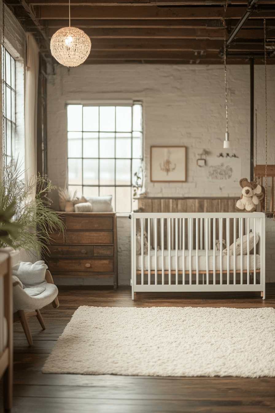 29 Industrial Chic Baby Room Ideas to Make Your Nursery Stand Out with Style 11 Industrial Chic Baby Room