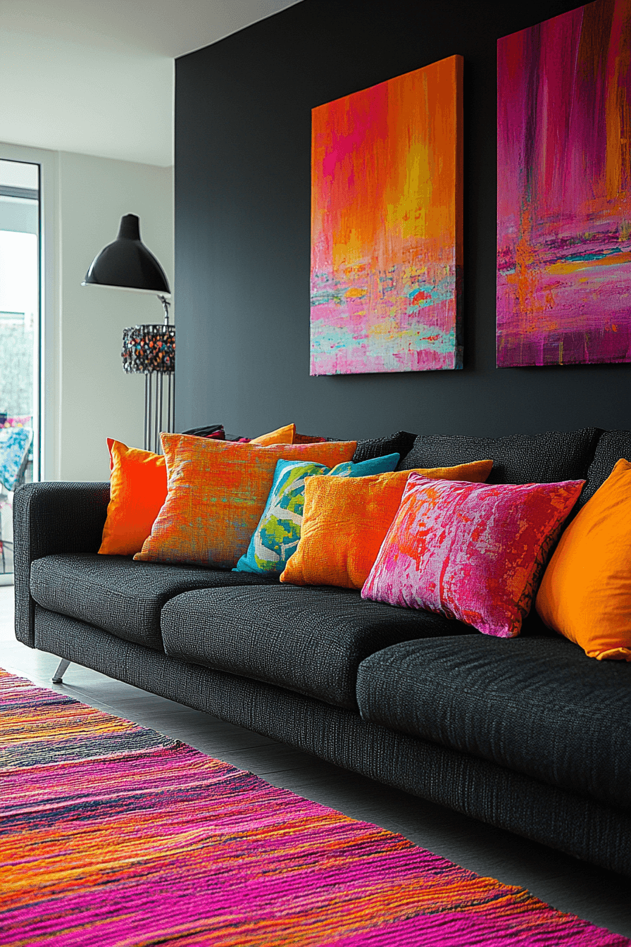 29 Charcoal Sofa Living Room Ideas to Bring Depth and Warmth to Your Home 12 Charcoal sofa living room