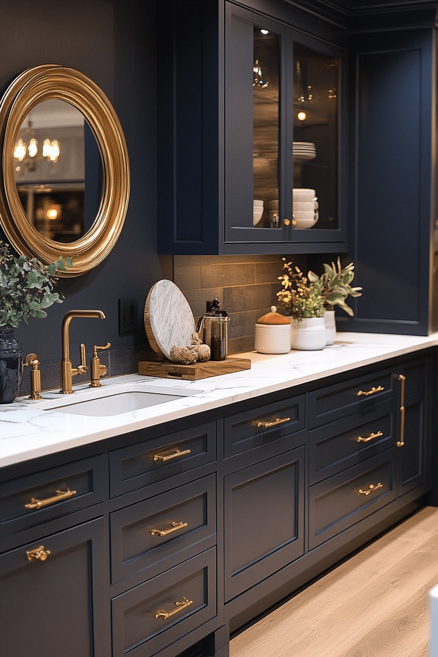 29 Moody Kitchen Designs to Create a Perfectly Cozy Cooking Haven 13 moody kitchen