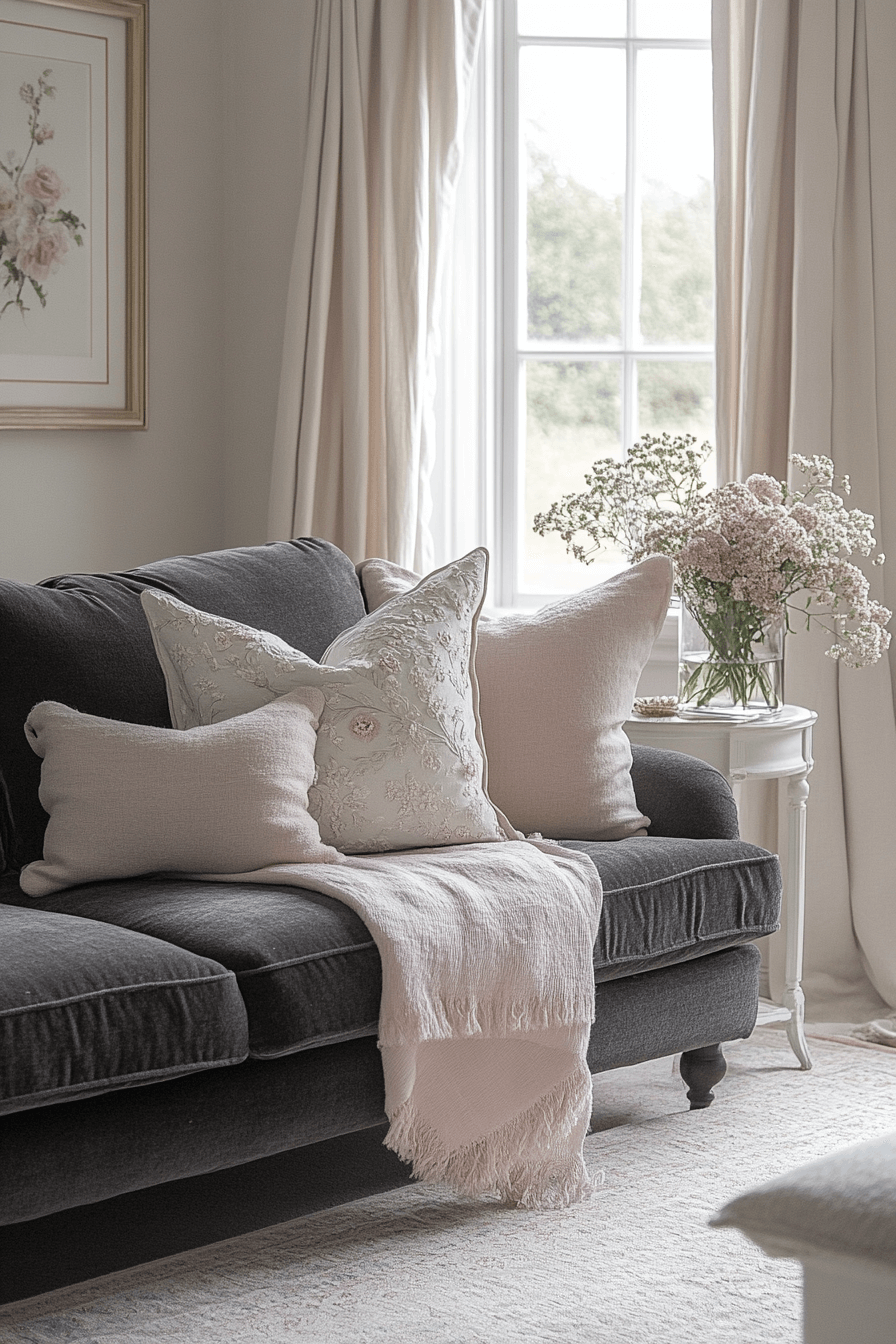 29 Charcoal Sofa Living Room Ideas to Bring Depth and Warmth to Your Home 13 Charcoal sofa living room