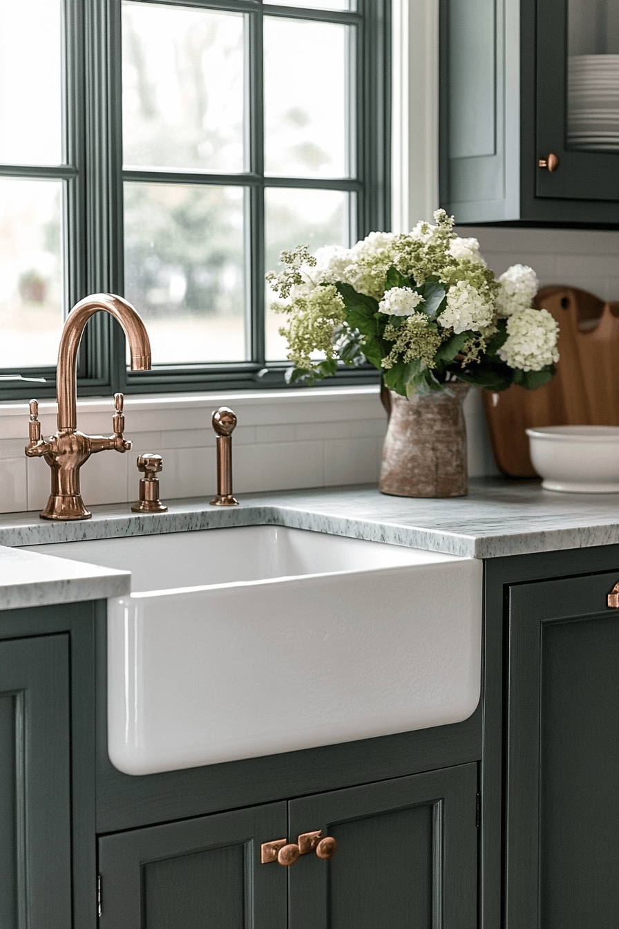 29 Moody Farmhouse Kitchen Ideas for a Bold and Beautiful Kitchen Makeover 13 moody farmhouse kitchen