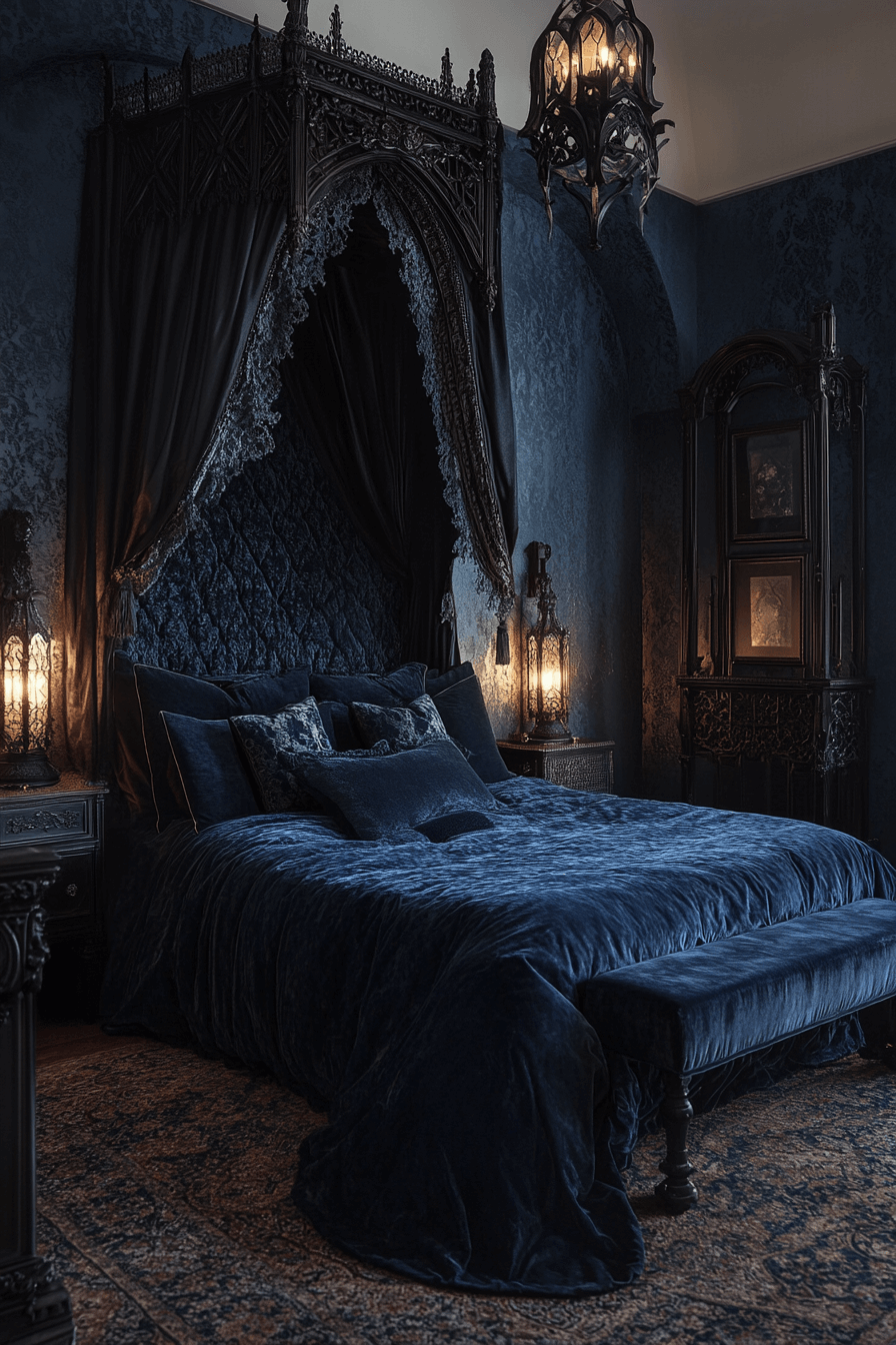 29 Boho Gothic Bedroom Inspirations to Create an Enchanting Ambiance 13 boho gothic bedroom