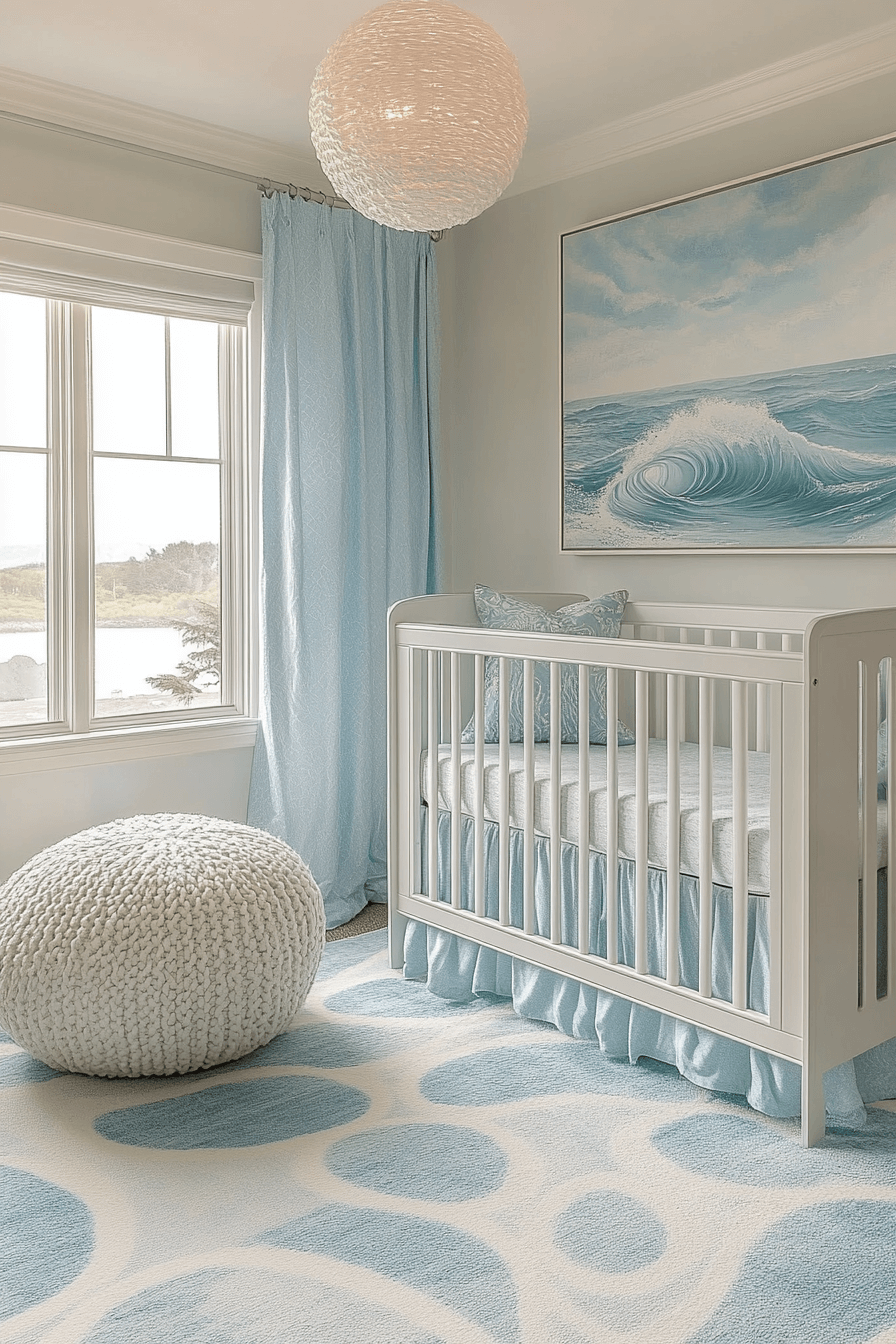 29 Coastal Baby Room Ideas That Capture the Charm and Calm of the Coast 14 Coastal Baby Room