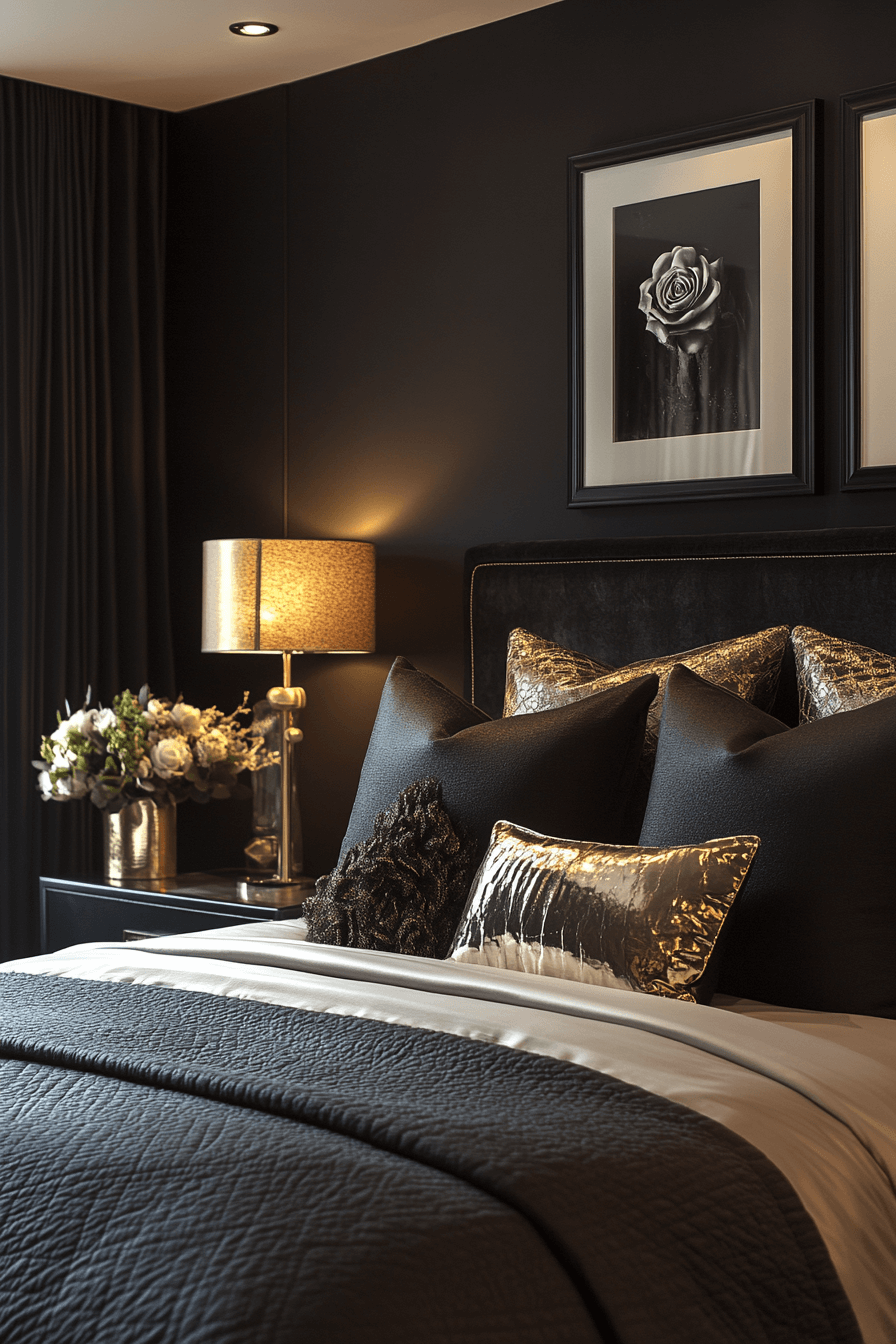 29 Moody Bedroom Inspirations for a Beautifully Dark and Cozy Vibe 14 moody bedroom