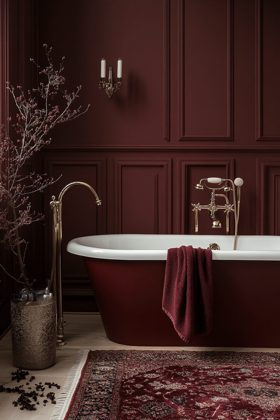 29 Moody Bathroom Ideas to Create a Perfectly Luxurious Bathroom Oasis 15 moody bathroom