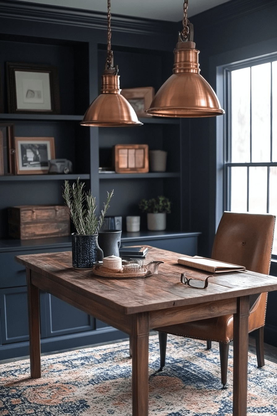 29 Moody Office Ideas to Create a Stylish and Productive Workspace 15 moody office