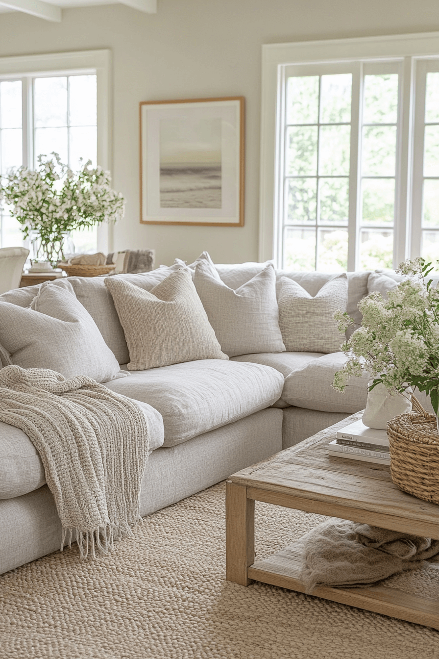 29 Neutral Spring Home Decor Ideas to Embrace the Softness of Spring 16 neutral spring home decor ideas