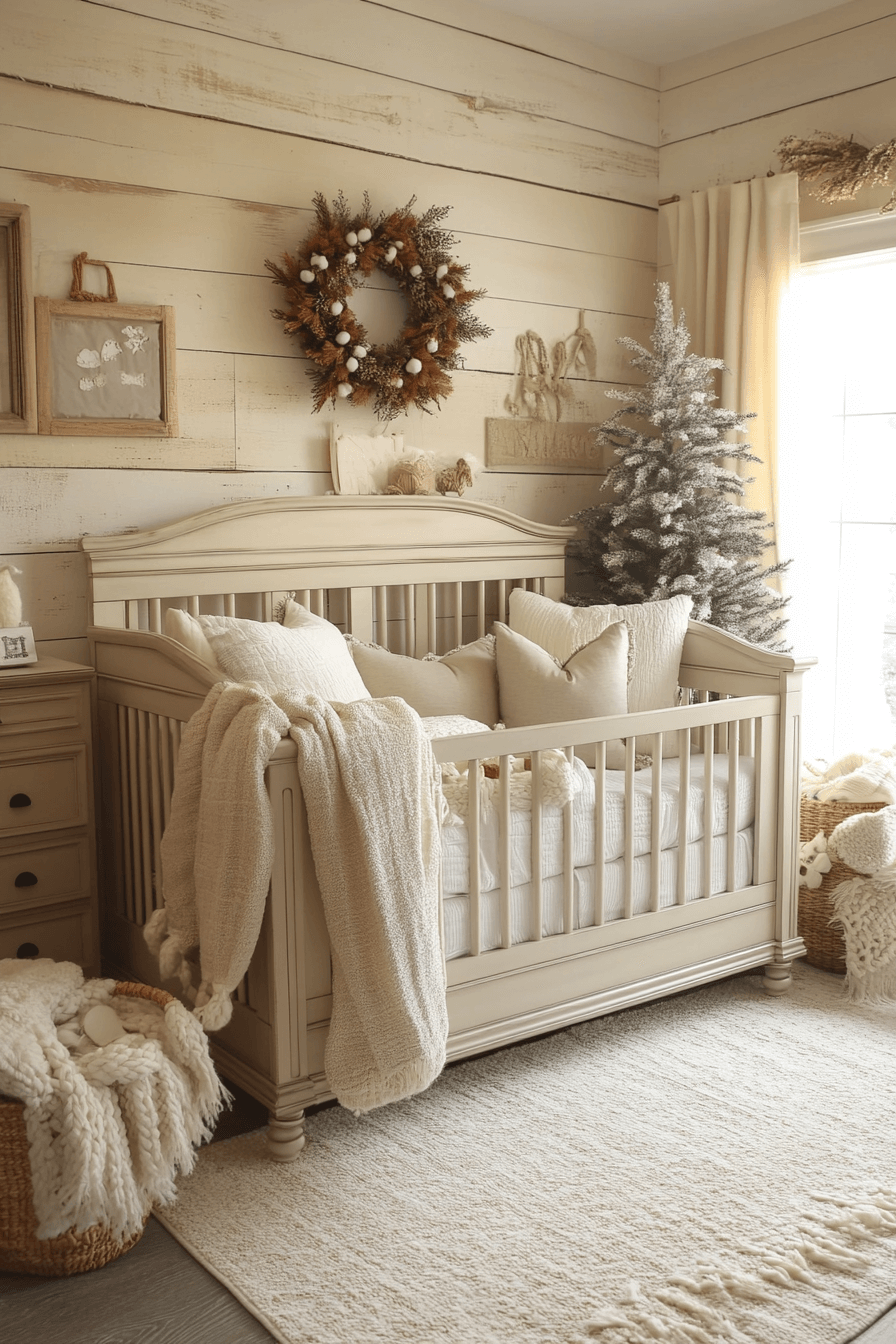 29 Rustic Farmhouse Baby Room Ideas for Adding Vintage Charm to Your Baby’s Space 16 Rustic Farmhouse Baby Room