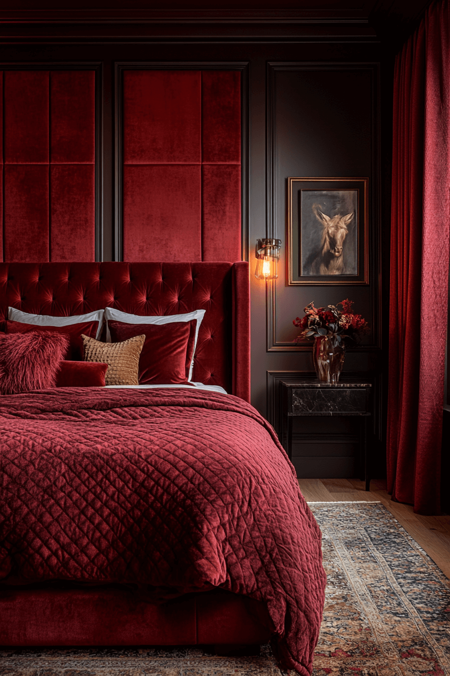 29 Moody Bedroom Inspirations for a Beautifully Dark and Cozy Vibe 17 moody bedroom