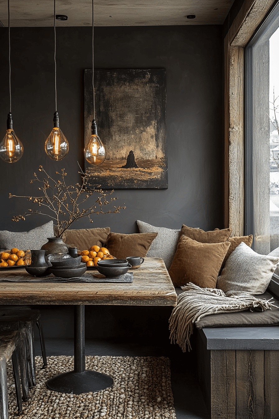 29 Moody Dining Room Inspirations for a Stunningly Unique Dining Space 17 moody dining room