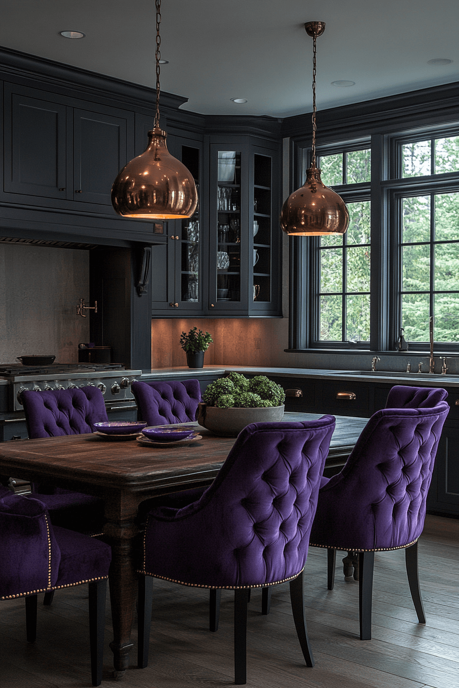 29 Moody Farmhouse Kitchen Ideas for a Bold and Beautiful Kitchen Makeover 17 moody farmhouse kitchen