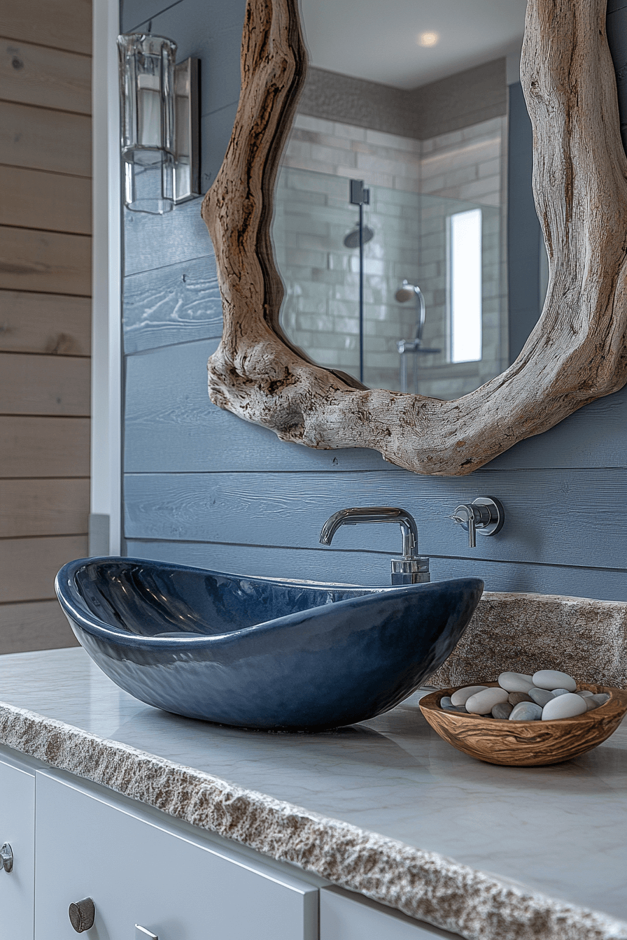 29 Coastal Bathroom Ideas to Make Your Bathroom Feel Like a Coastal Getaway 17 coastal bathroom