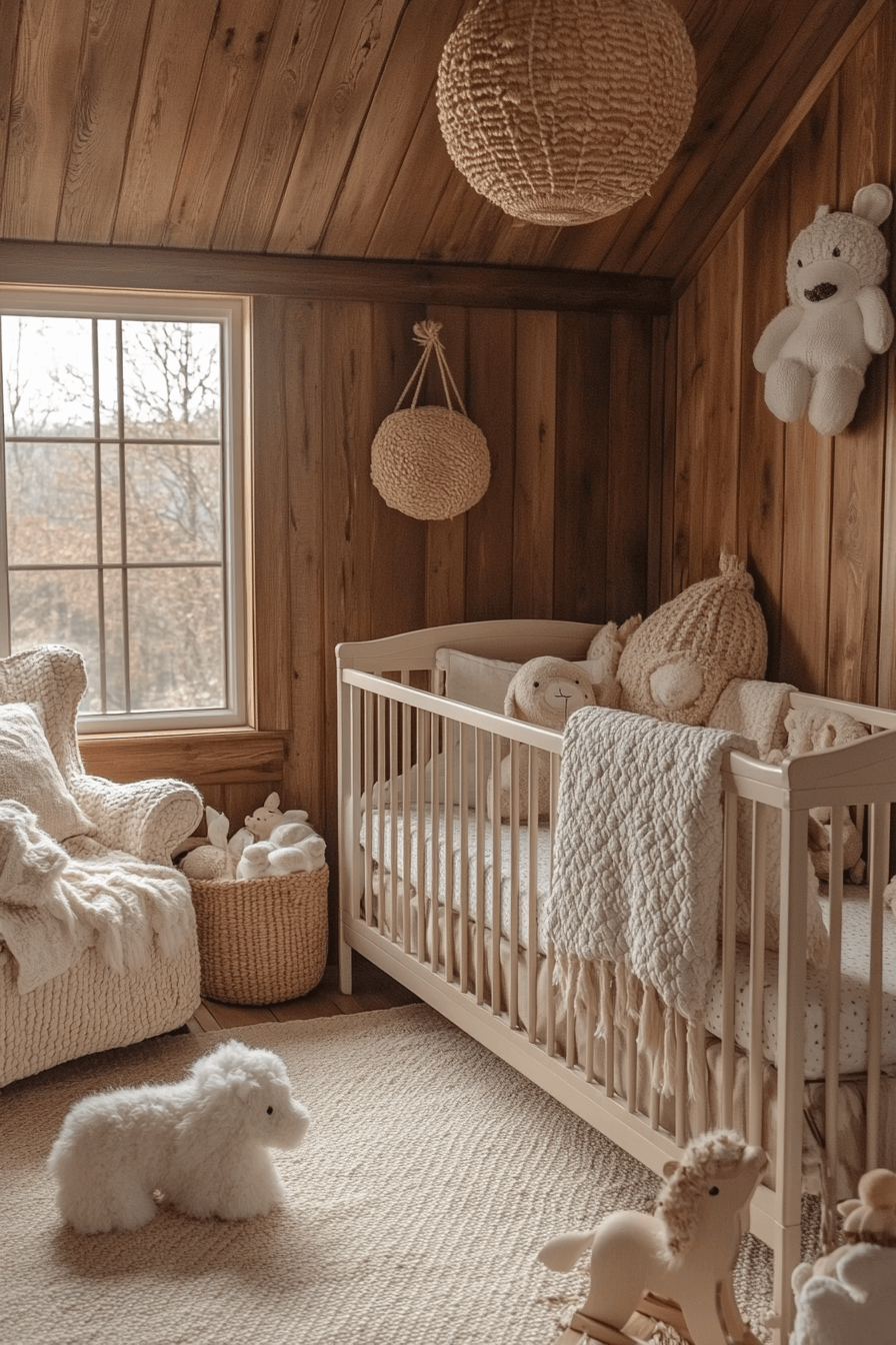 29 Rustic Farmhouse Baby Room Ideas for Adding Vintage Charm to Your Baby’s Space 17 Rustic Farmhouse Baby Room
