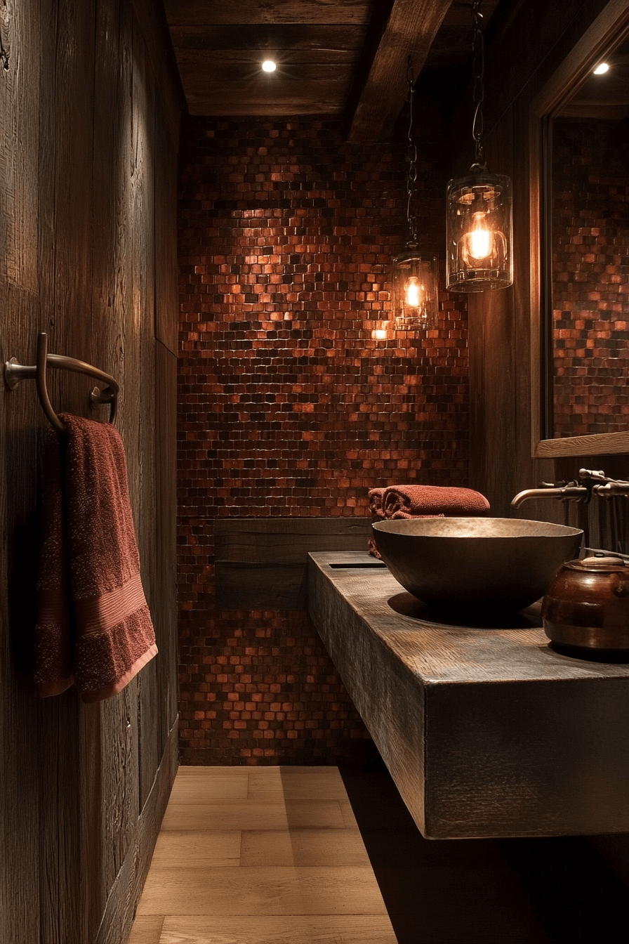 29 Moody Bathroom Ideas to Create a Perfectly Luxurious Bathroom Oasis 18 moody bathroom