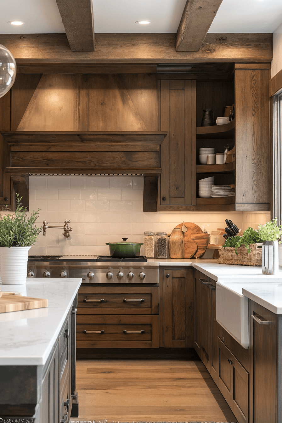 29 Moody Farmhouse Kitchen Ideas for a Bold and Beautiful Kitchen Makeover 18 moody farmhouse kitchen