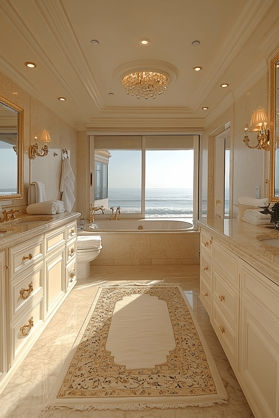 29 Coastal Bathroom Ideas to Make Your Bathroom Feel Like a Coastal Getaway 19 coastal bathroom