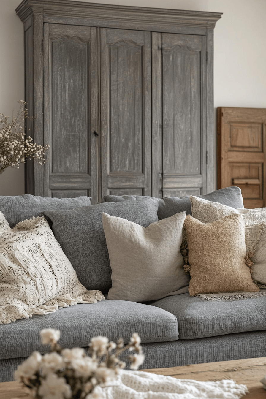 29 Grey Couch Aesthetic Inspirations That Will Elevate Your Home’s Vibe 19 Grey couch aesthetic