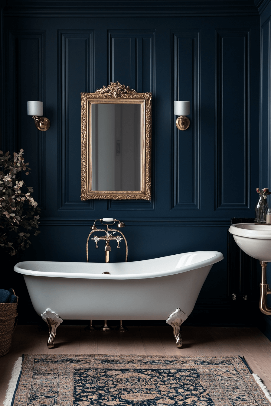 29 Moody Bathroom Ideas to Create a Perfectly Luxurious Bathroom Oasis 2 moody bathroom