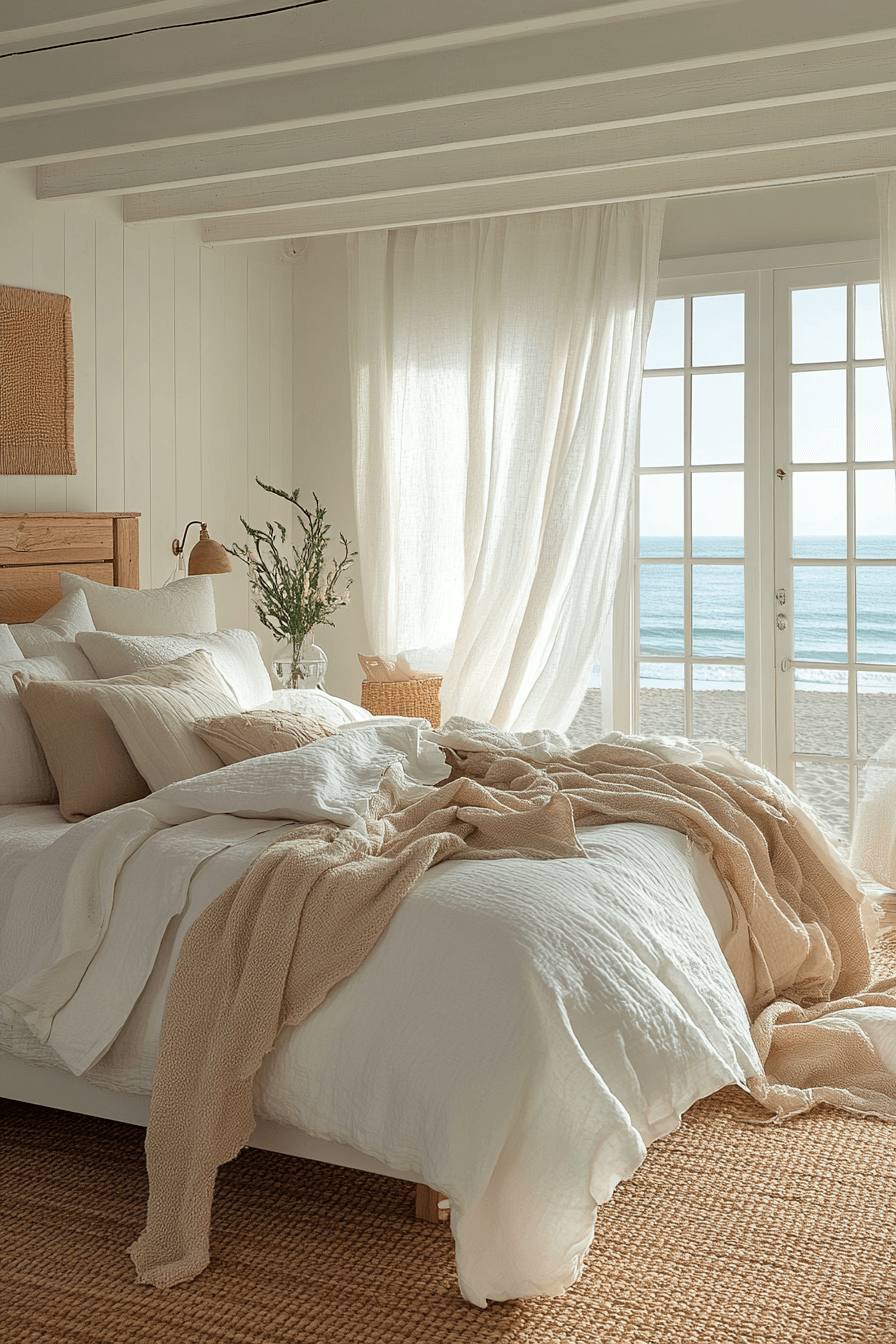 29 Coastal Bedrooms Designs to Bring the Beach Vibes Into Your Home 2 coastal bedrooms