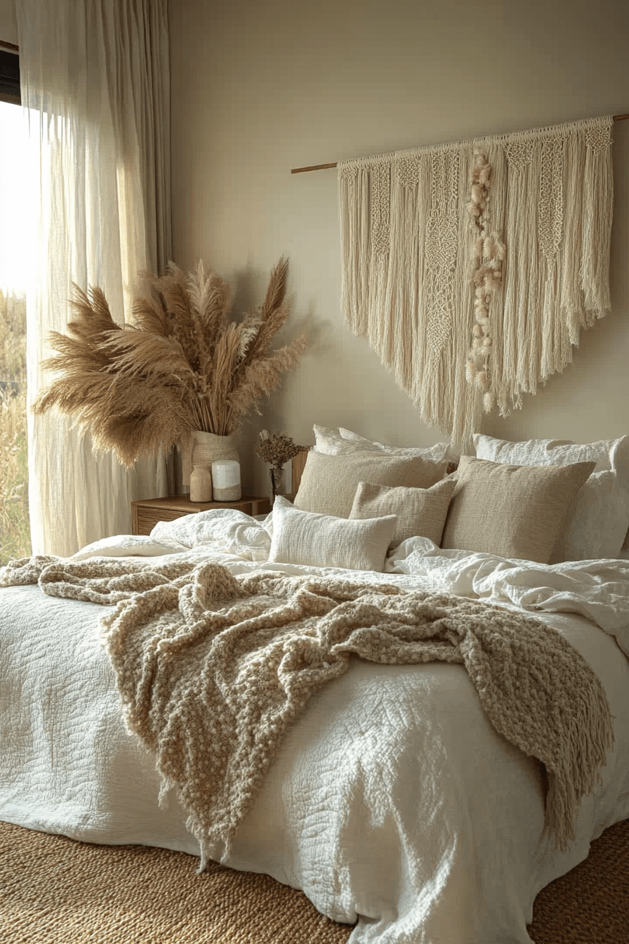 29 Spring Boho Home Decor Ideas That Celebrate Warmth and Comfort 20 spring boho home decor ideas