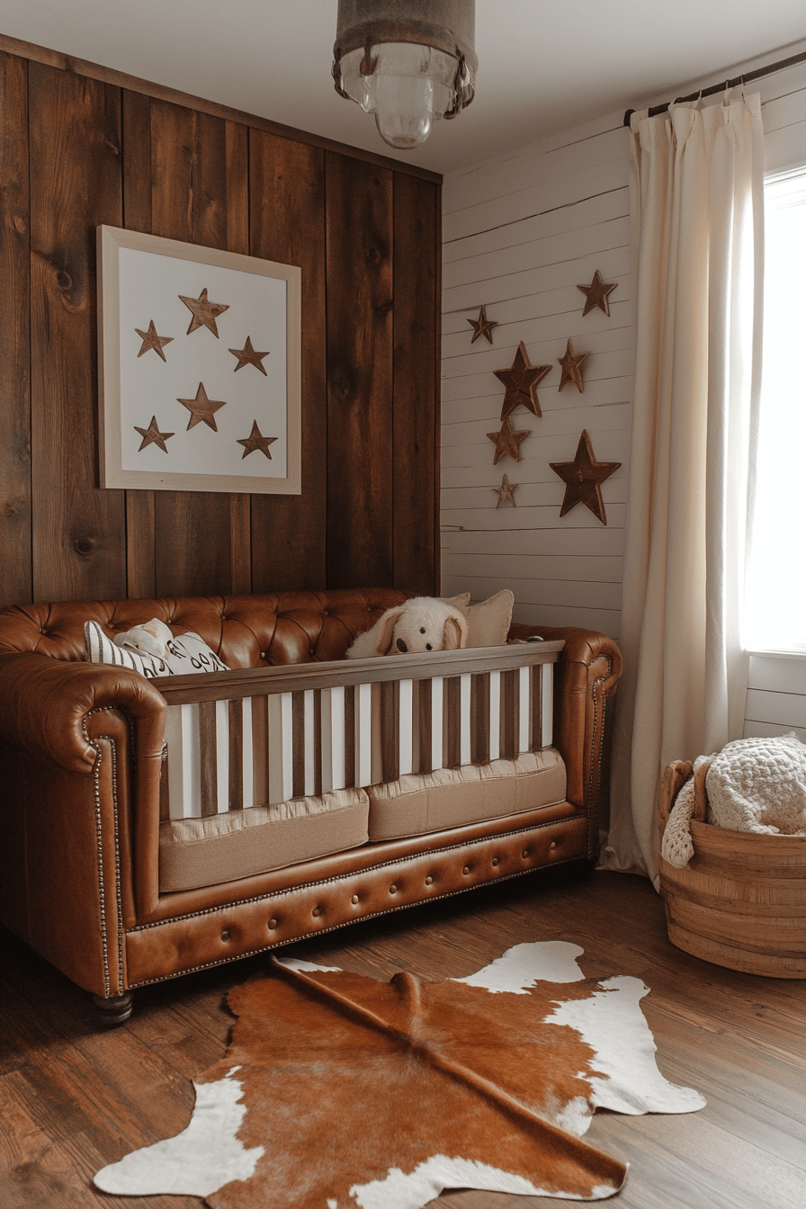 29 Rustic Farmhouse Baby Room Ideas for Adding Vintage Charm to Your Baby’s Space 20 Rustic Farmhouse Baby Room