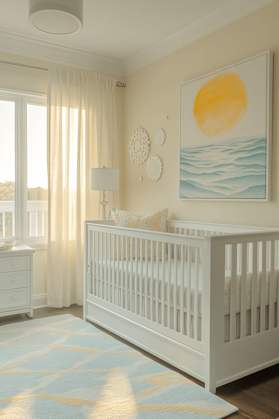 29 Coastal Baby Room Ideas That Capture the Charm and Calm of the Coast 20 Coastal Baby Room