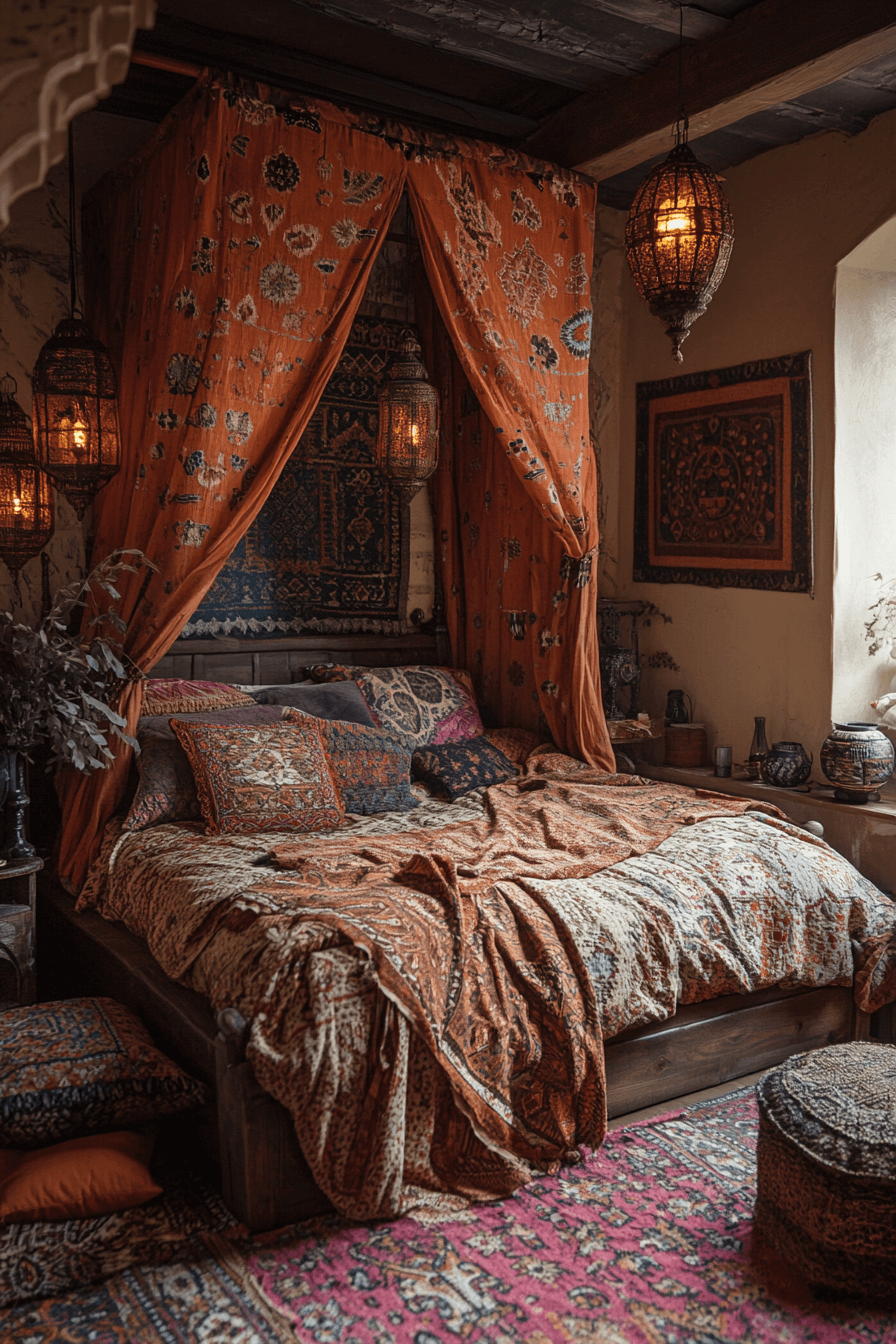29 Boho Vintage Bedroom Ideas to Create a Perfectly Eclectic Vibe 21 boho vintage bedroom