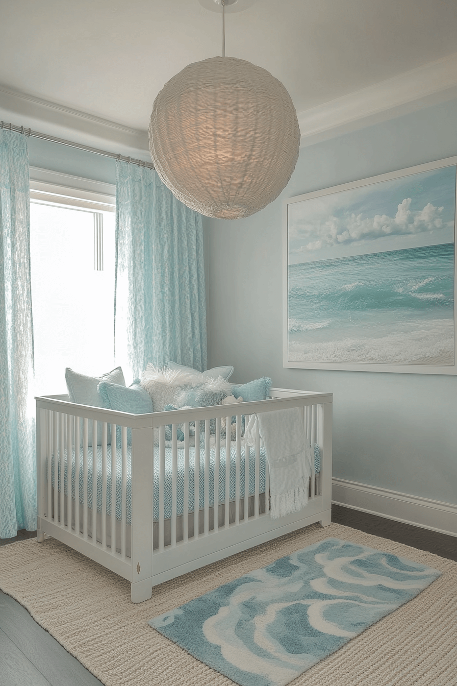 29 Coastal Baby Room Ideas That Capture the Charm and Calm of the Coast 21 Coastal Baby Room