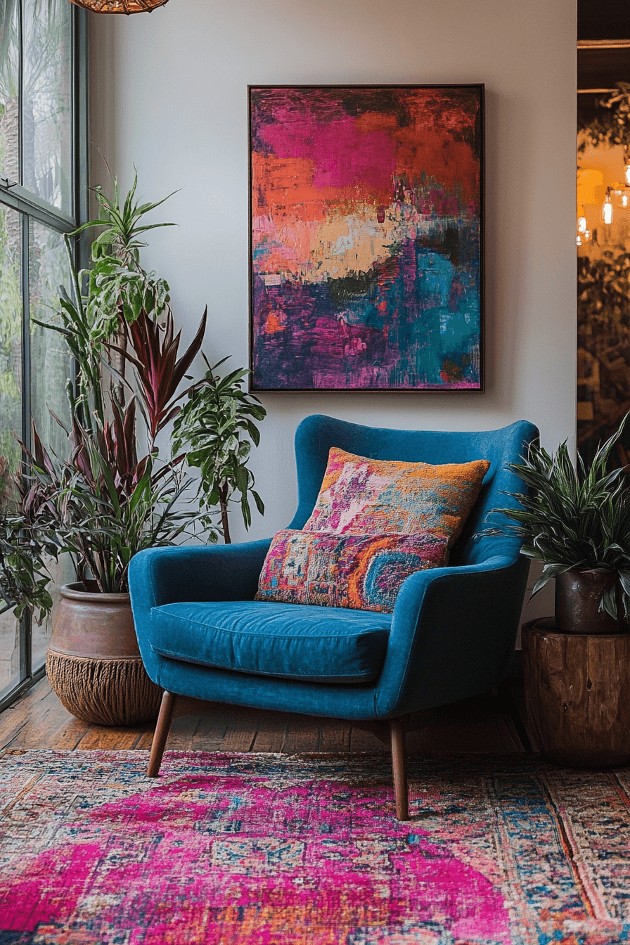 29 Boho Mid Century Modern Living Room Inspirations to Make Your Space Shine 22 boho mid century modern living room