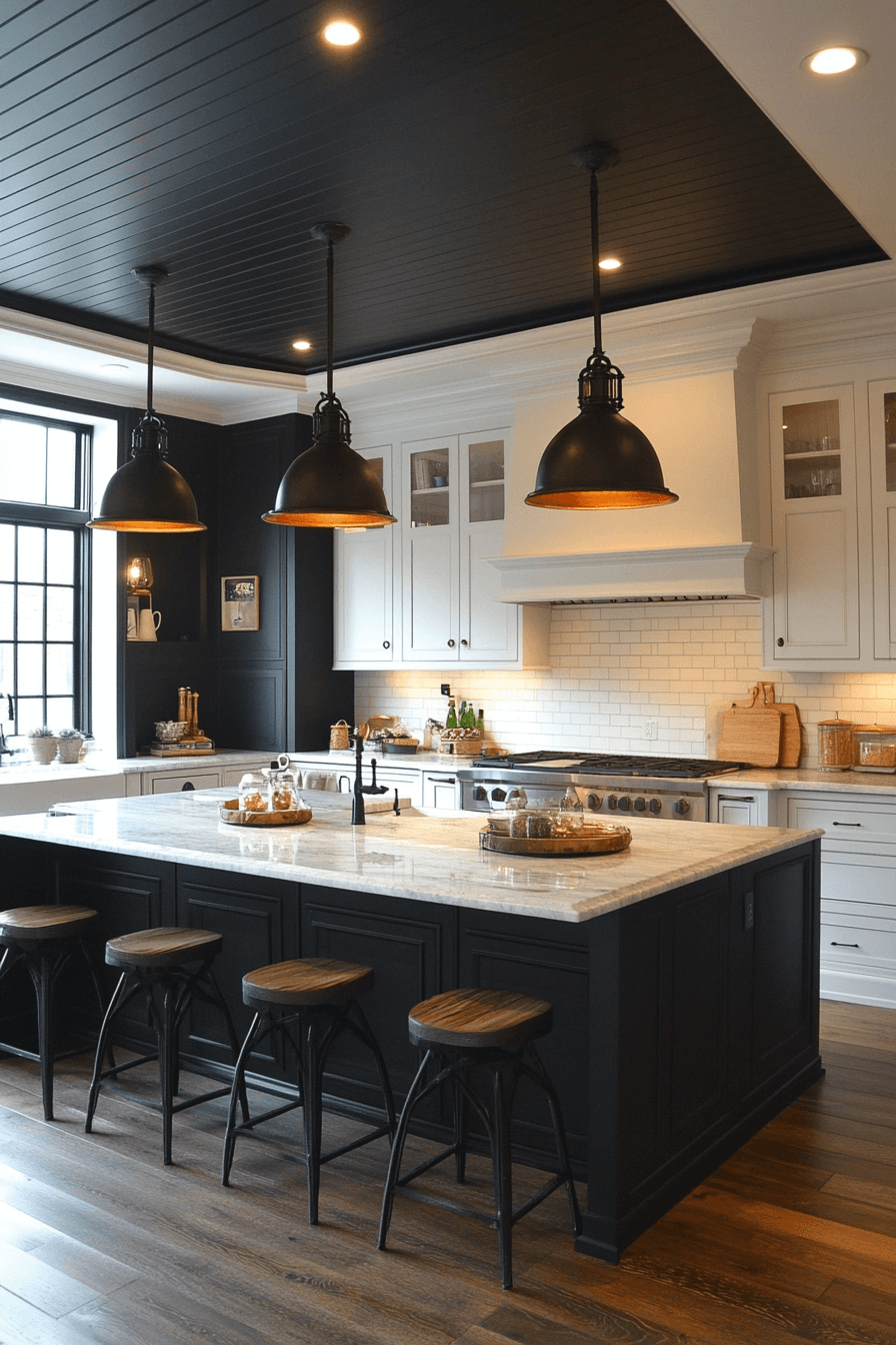 29 Moody Kitchen Designs to Create a Perfectly Cozy Cooking Haven 22 moody kitchen