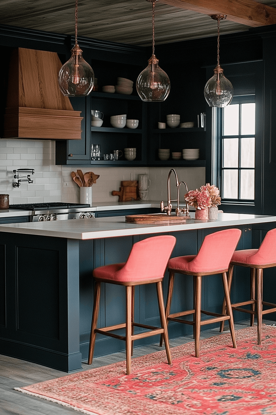 29 Moody Farmhouse Kitchen Ideas for a Bold and Beautiful Kitchen Makeover 22 moody farmhouse kitchen