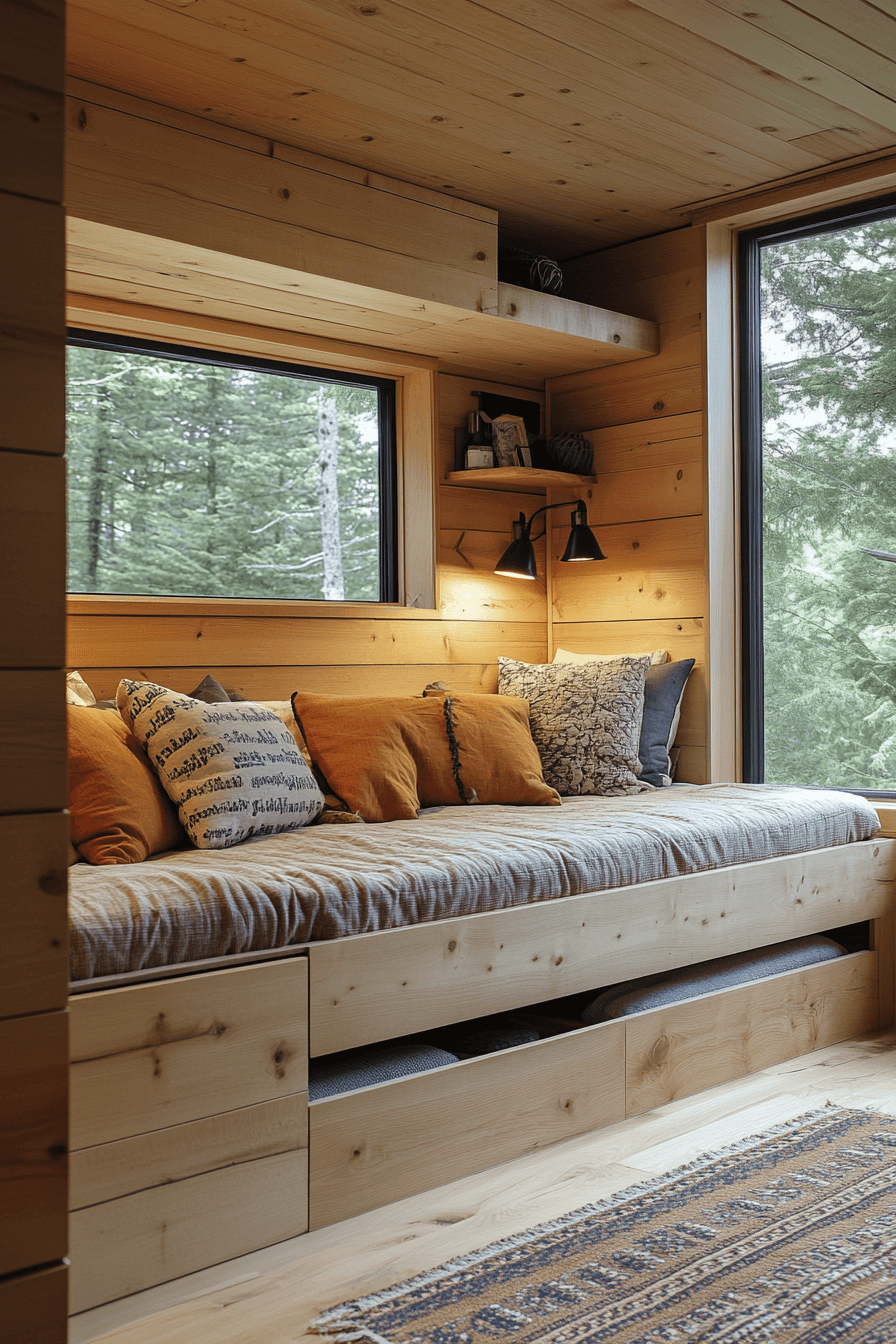 29 Small Cabin Interiors That Will Make You Fall in Love with Compact Living 22 small cabin interiors