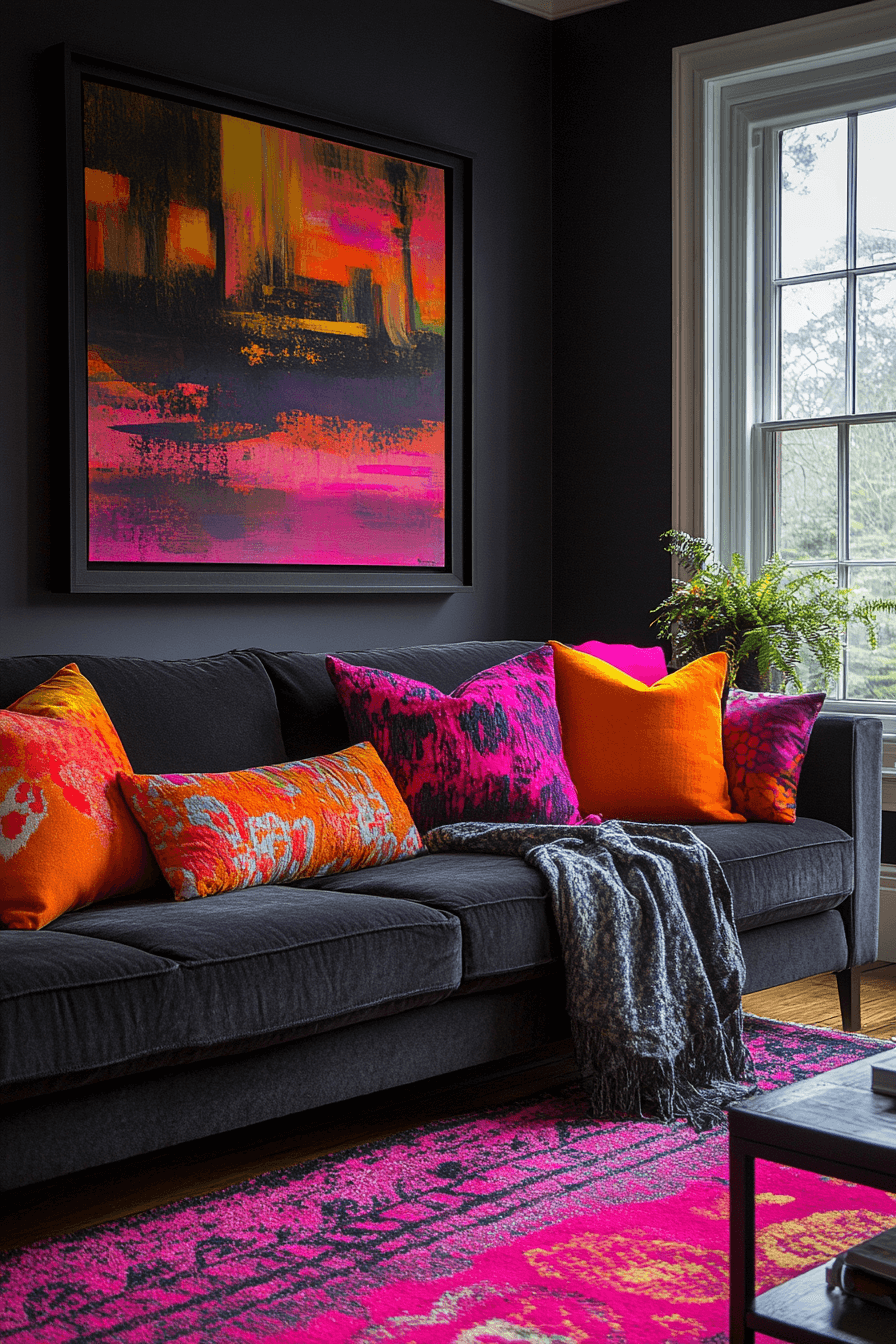 29 Charcoal Sofa Living Room Ideas to Bring Depth and Warmth to Your Home 22 Charcoal sofa living room