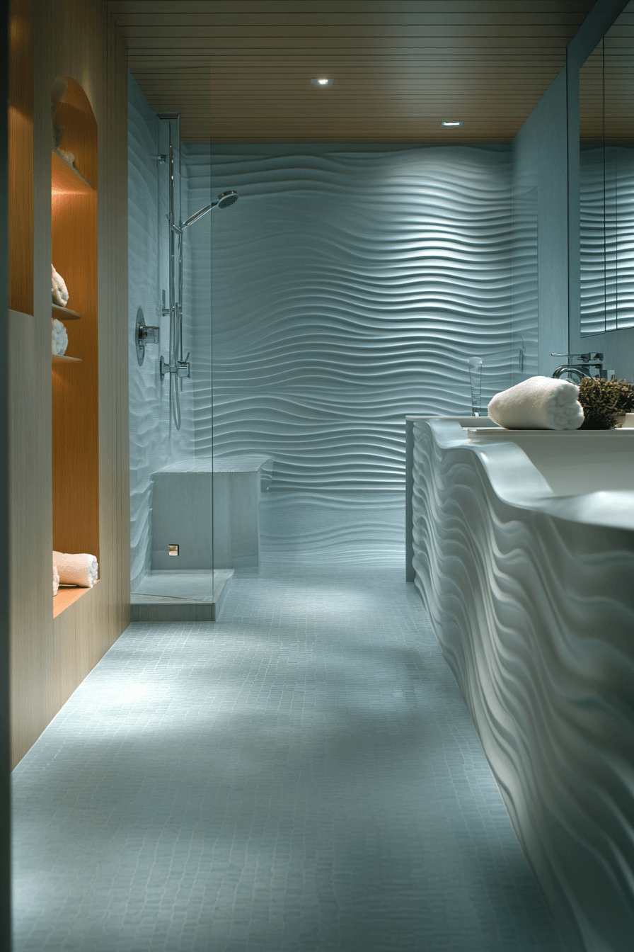 29 Coastal Bathroom Ideas to Make Your Bathroom Feel Like a Coastal Getaway 22 coastal bathroom