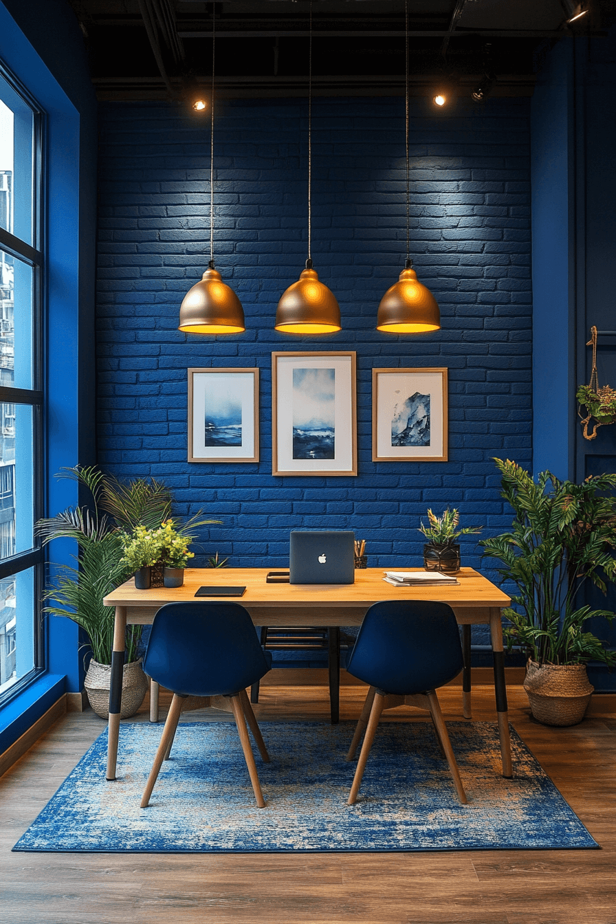 29 Moody Office Ideas to Create a Stylish and Productive Workspace 23 moody office