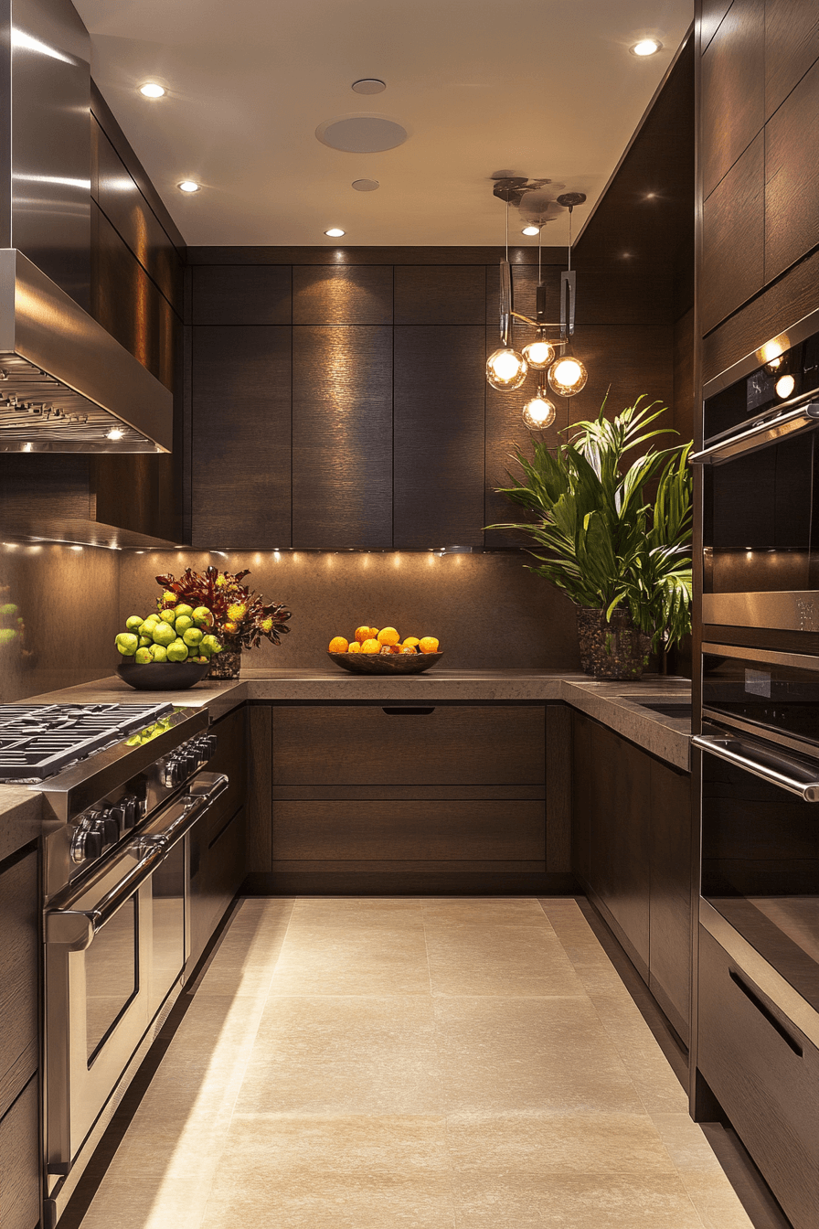 29 Moody Kitchen Designs to Create a Perfectly Cozy Cooking Haven 23 moody kitchen