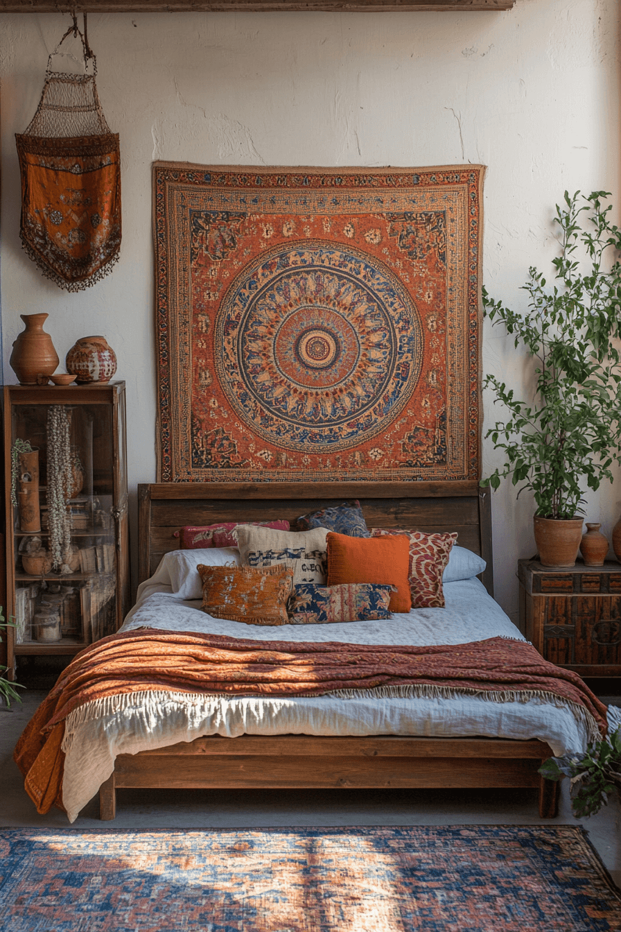 29 Boho Vintage Bedroom Ideas to Create a Perfectly Eclectic Vibe 23 boho vintage bedroom