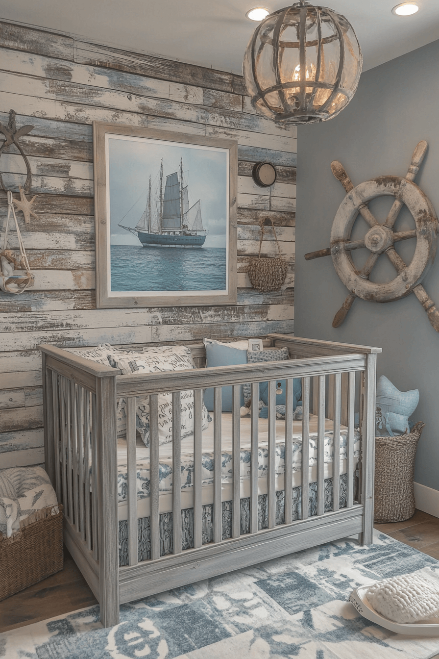 29 Coastal Baby Room Ideas That Capture the Charm and Calm of the Coast 23 Coastal Baby Room