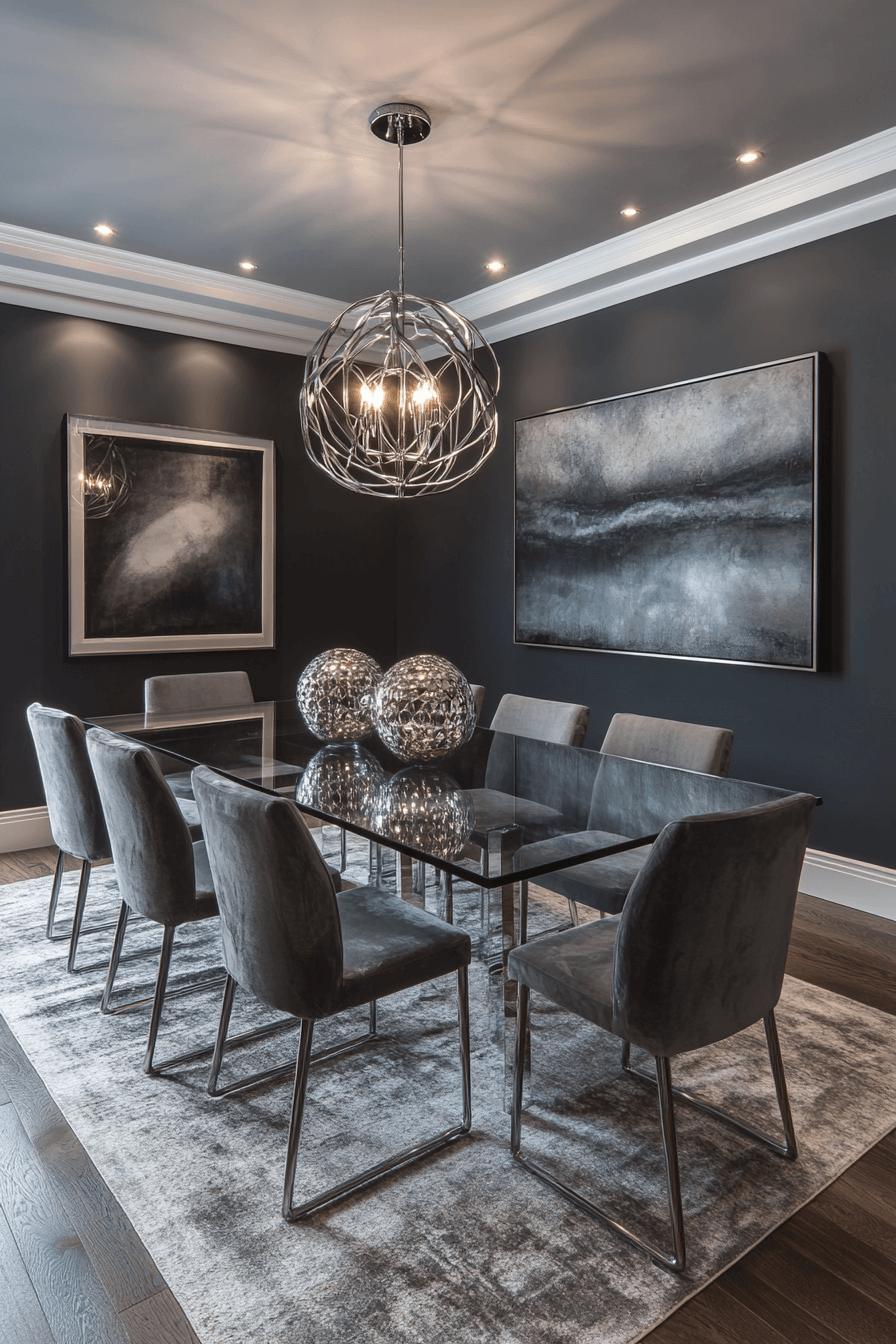 29 Moody Dining Room Inspirations for a Stunningly Unique Dining Space 23 moody dining room