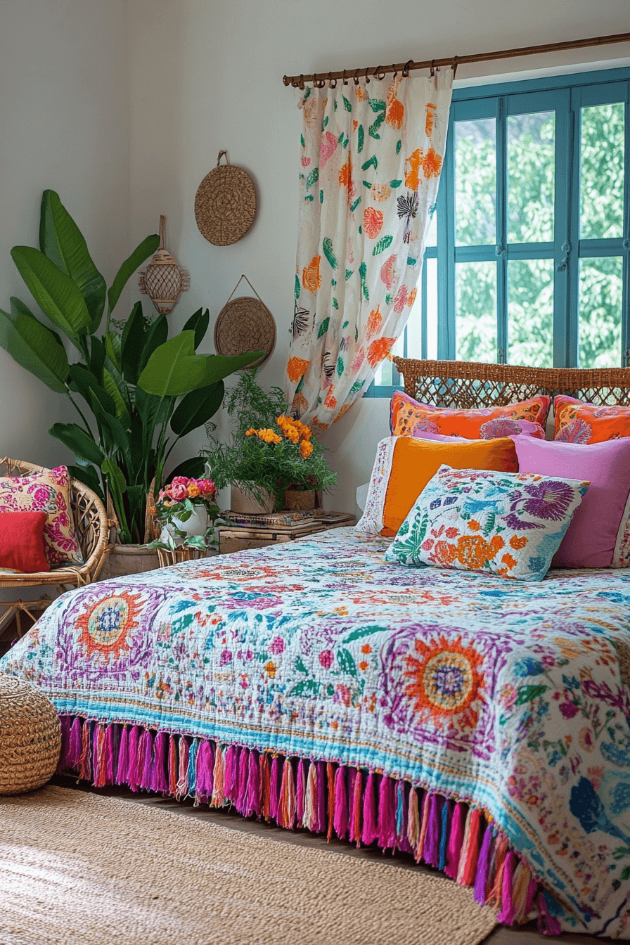 29 Spring Boho Home Decor Ideas That Celebrate Warmth and Comfort 23 spring boho home decor ideas