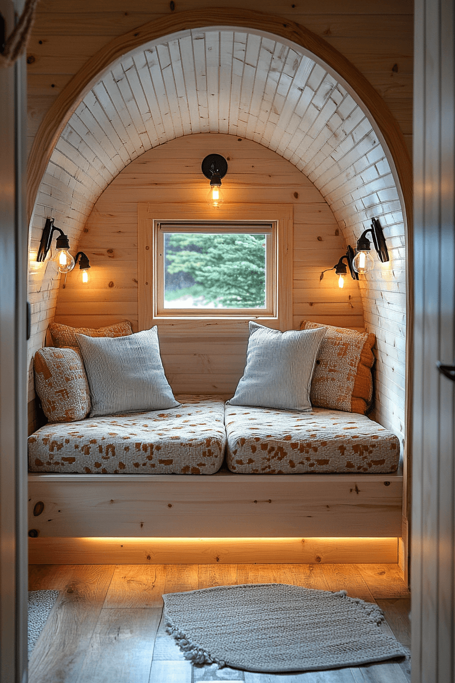 29 Tiny Cabins Interiors That Prove Small Spaces Can Be Stunning 24 Tiny Cabins Interiors