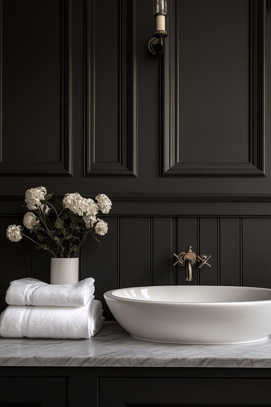 29 Moody Bathroom Ideas to Create a Perfectly Luxurious Bathroom Oasis 24 moody bathroom