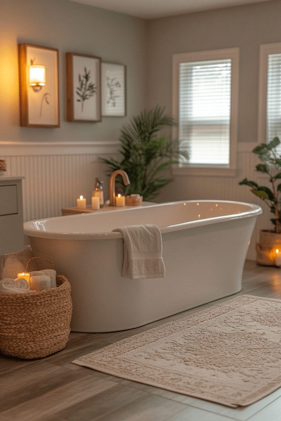 29 Coastal Bathroom Ideas to Make Your Bathroom Feel Like a Coastal Getaway 24 coastal bathroom