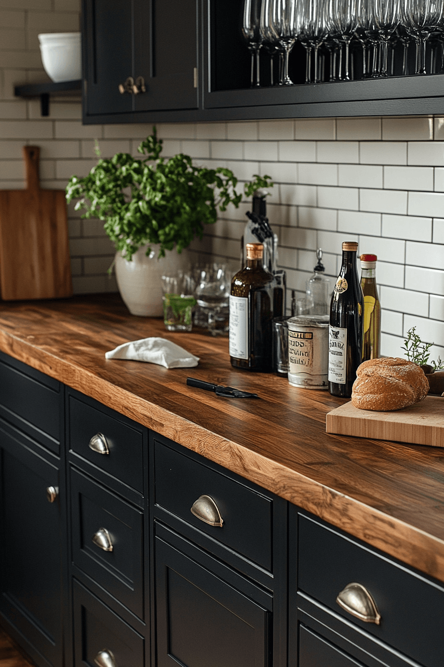 29 Moody Farmhouse Kitchen Ideas for a Bold and Beautiful Kitchen Makeover 26 moody farmhouse kitchen