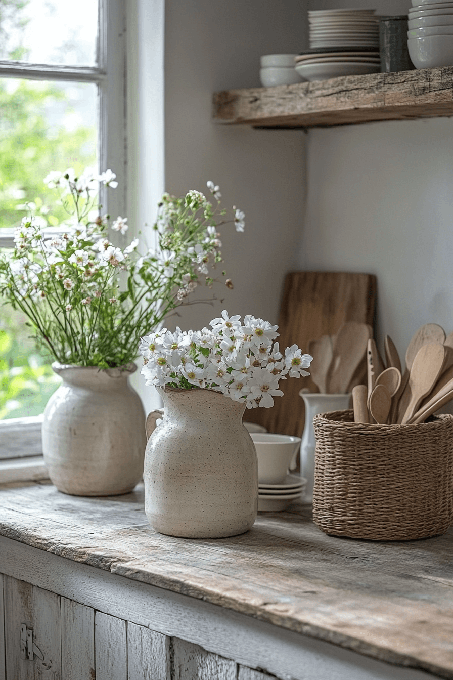 29 Farmhouse Spring Home Decor Ideas to Create a Peaceful Sanctuary 27 farmhouse spring home decor ideas