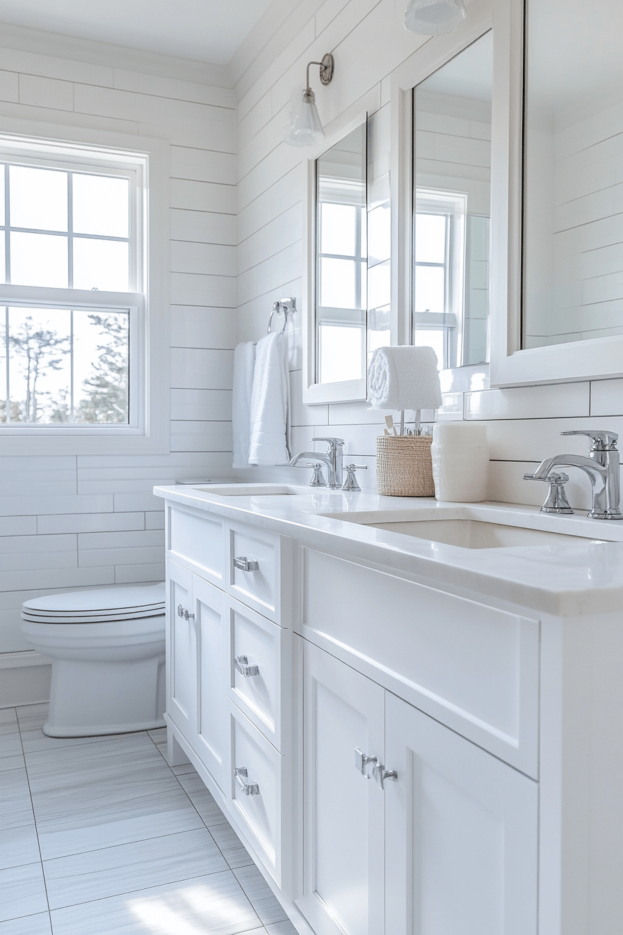29 Coastal Bathroom Ideas to Make Your Bathroom Feel Like a Coastal Getaway 27 coastal bathroom
