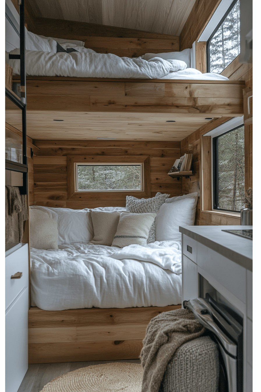 29 Tiny Cabins Interiors That Prove Small Spaces Can Be Stunning 27 Tiny Cabins Interiors