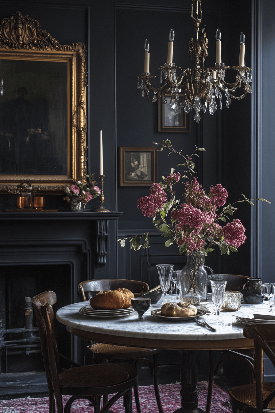29 Moody Dining Room Inspirations for a Stunningly Unique Dining Space 27 moody dining room